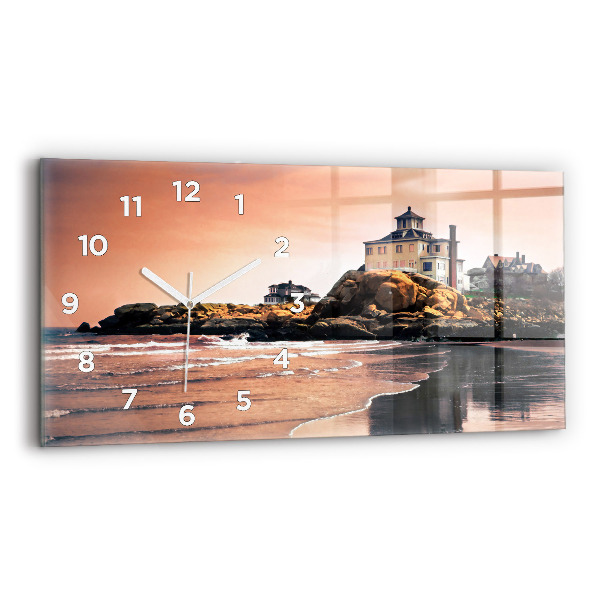 Horloge rectangulaire horizontale Côte de Sherman