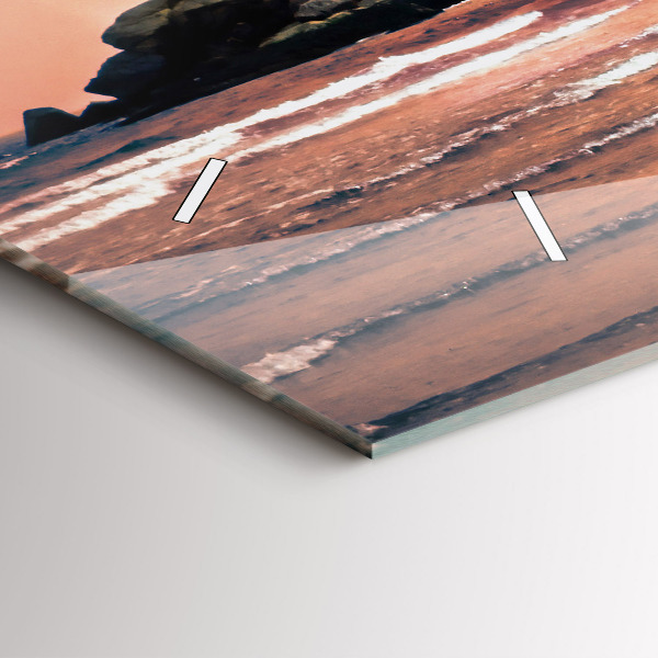 Horloge rectangulaire horizontale Côte de Sherman