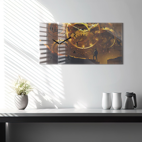 Horloge rectangulaire horizontale Temps – Mécanisme