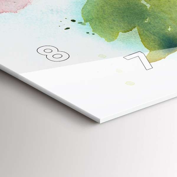 Horloge rectangulaire horizontale Visualisation de la nature