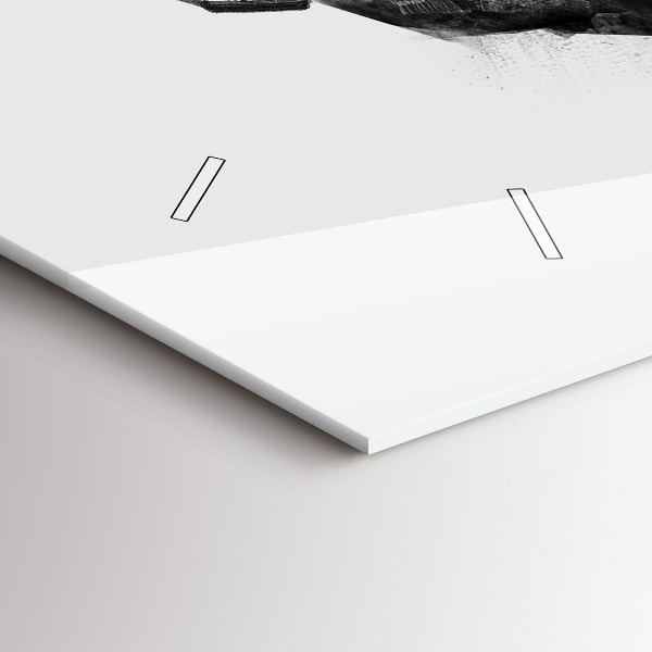 Horloge rectangulaire horizontale Ours de dessin animé