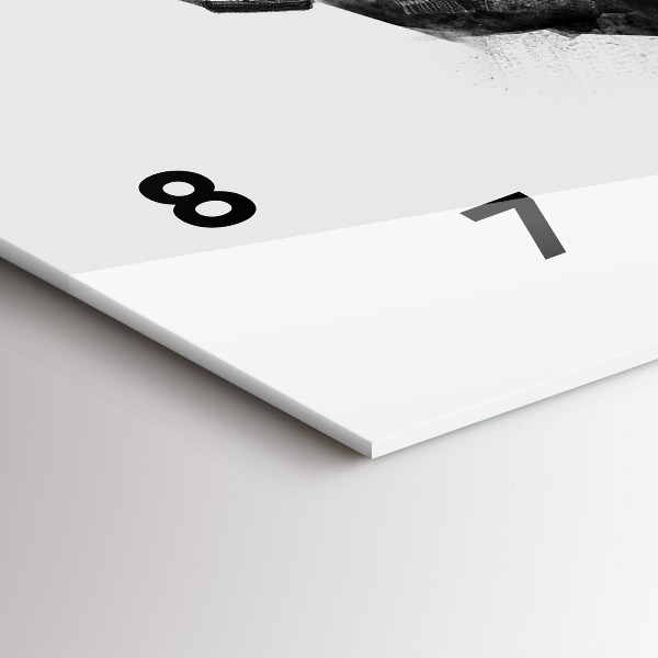 Horloge rectangulaire horizontale Ours de dessin animé