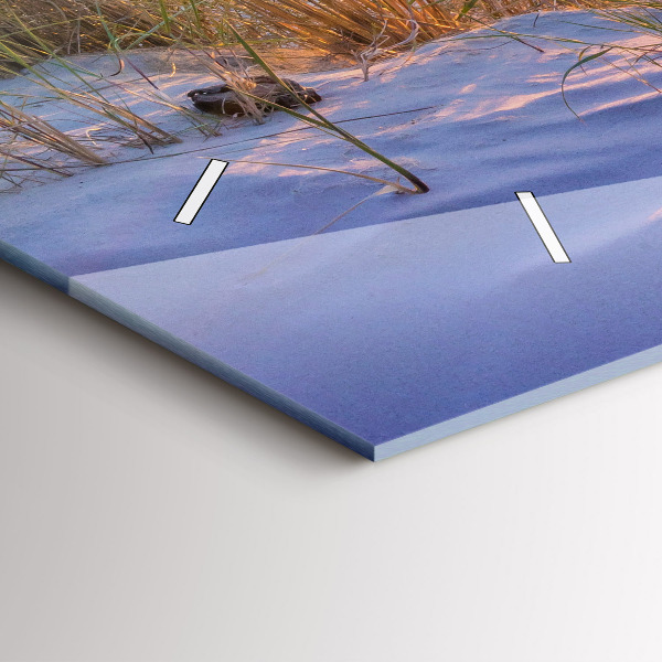 Horloge rectangulaire horizontale Mer ensoleillée polonaise