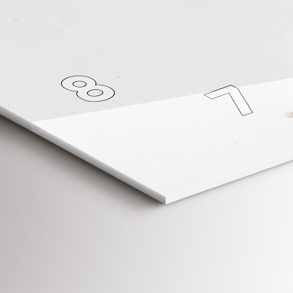 Horloge rectangulaire horizontale Visualisation de guitare