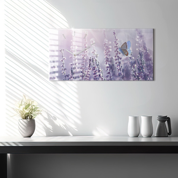 Horloge rectangulaire horizontale Abstraction