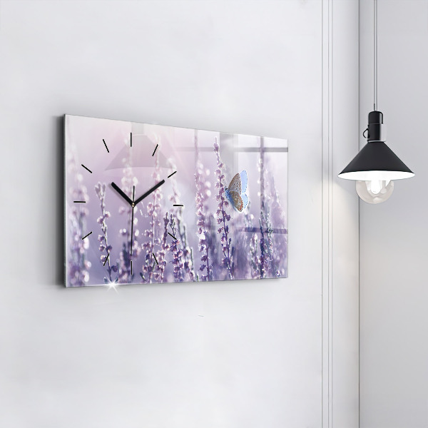Horloge rectangulaire horizontale Abstraction