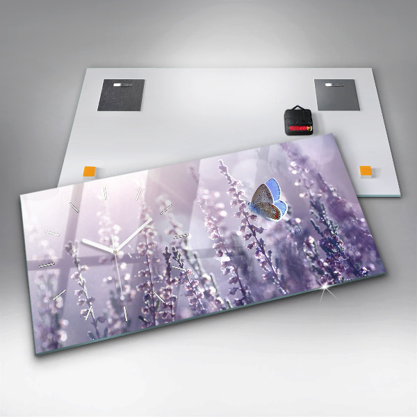 Horloge rectangulaire horizontale Abstraction