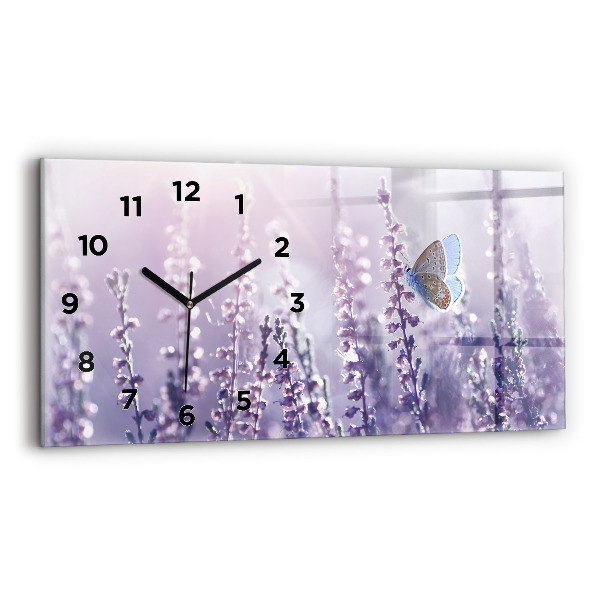 Horloge rectangulaire horizontale Abstraction