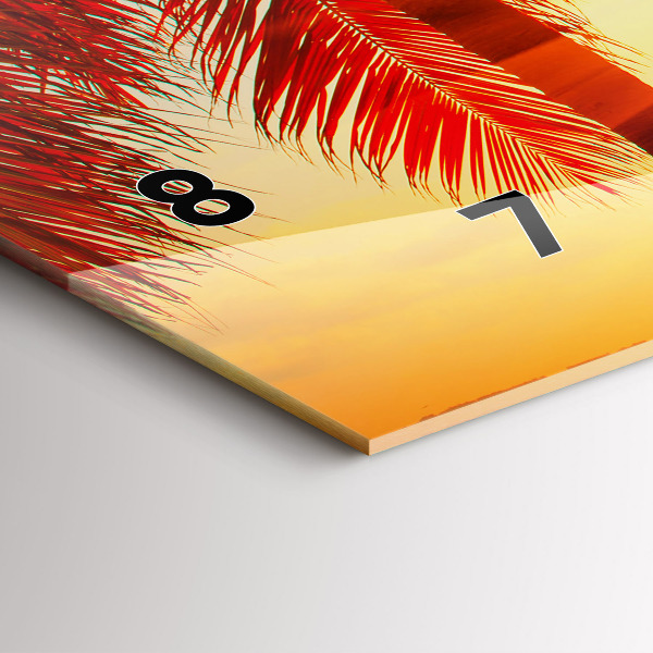 Horloge rectangulaire horizontale Vacances Détente Été