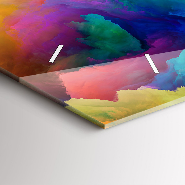 Horloge rectangulaire horizontale Texture fractale