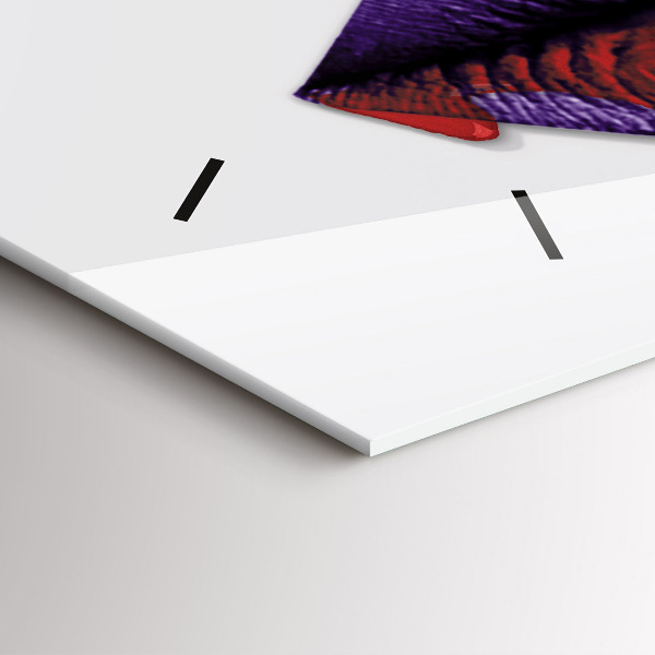 Horloge rectangulaire horizontale Collage surréaliste