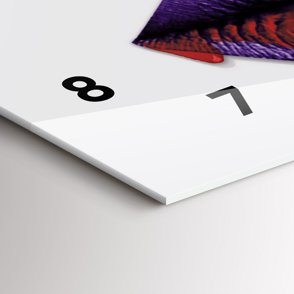 Horloge rectangulaire horizontale Collage surréaliste