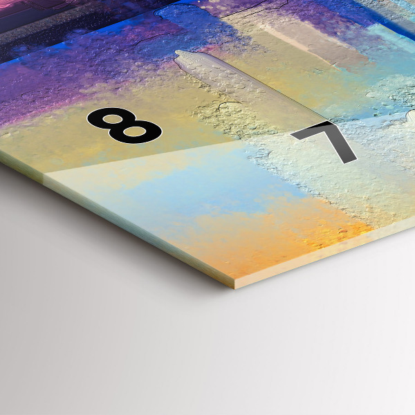 Horloge rectangulaire horizontale Paysage marin