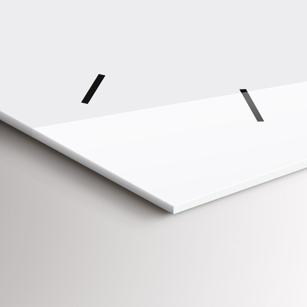 Horloge rectangulaire horizontale Profil de cheval peint