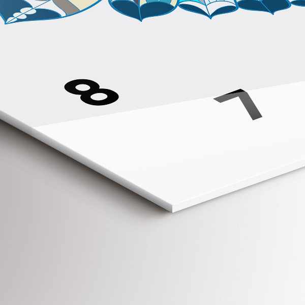 Horloge murale horizontale Chouette en vol