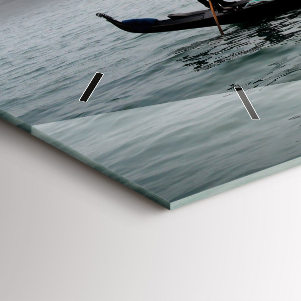 Horloge rectangulaire horizontale Gondole de Venise