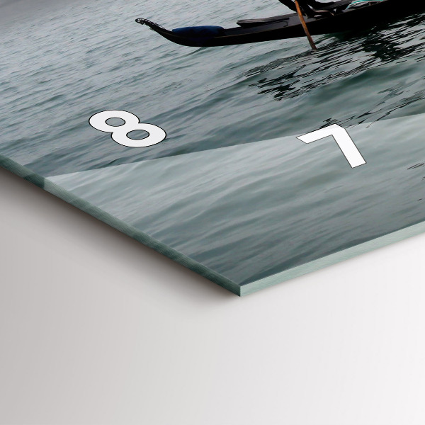 Horloge rectangulaire horizontale Gondole de Venise