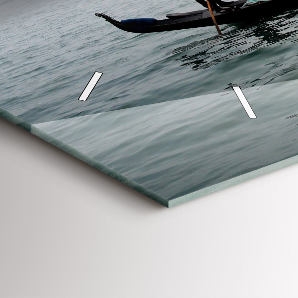 Horloge rectangulaire horizontale Gondole de Venise