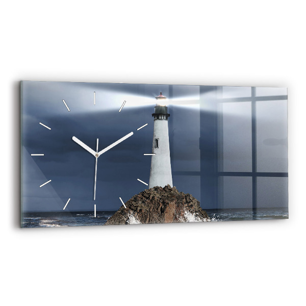 Horloge rectangulaire horizontale Phare