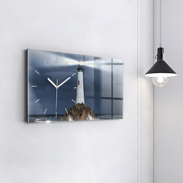 Horloge rectangulaire horizontale Phare