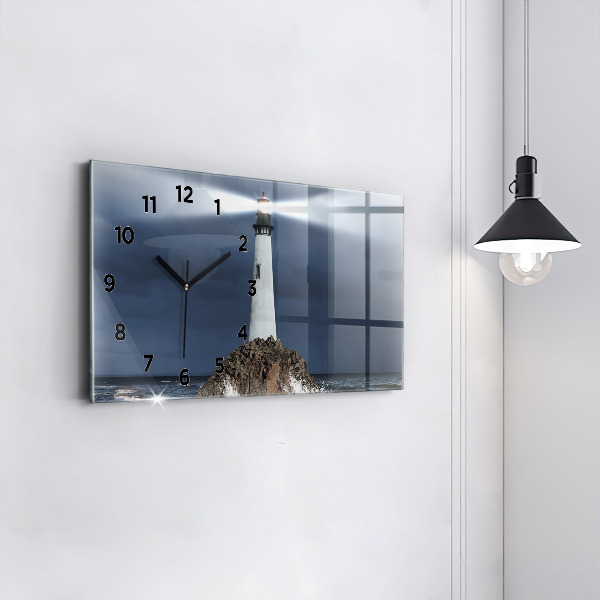 Horloge rectangulaire horizontale Phare