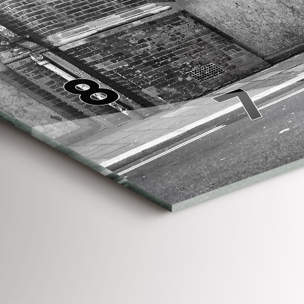 Horloge rectangulaire horizontale Bus rouge à impériale