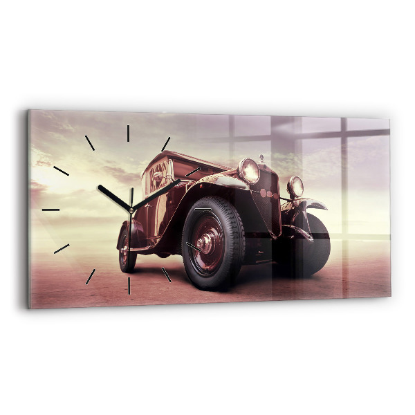 Horloge rectangulaire horizontale Voiture ancienne