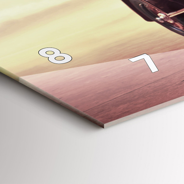 Horloge rectangulaire horizontale Voiture ancienne