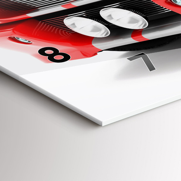 Horloge rectangulaire horizontale Voiture de sport