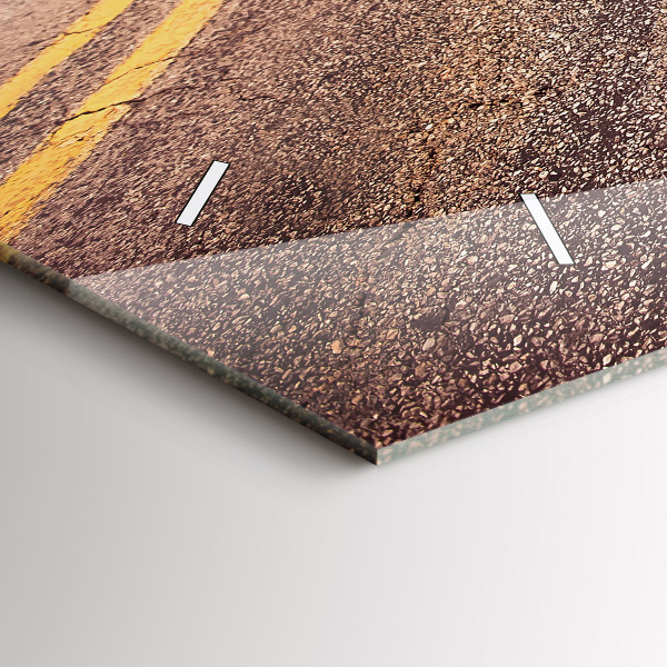 Horloge rectangulaire horizontale Route 66 États-Unis