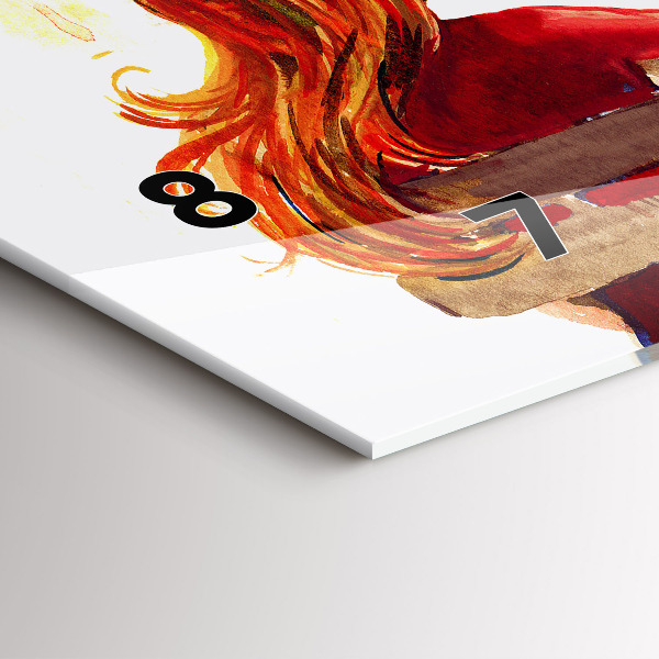 Horloge rectangulaire horizontale 'Paysage d''automne'