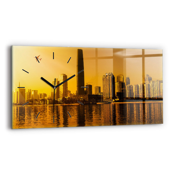 Horloge rectangulaire horizontale Rivière Zhujiang Chine
