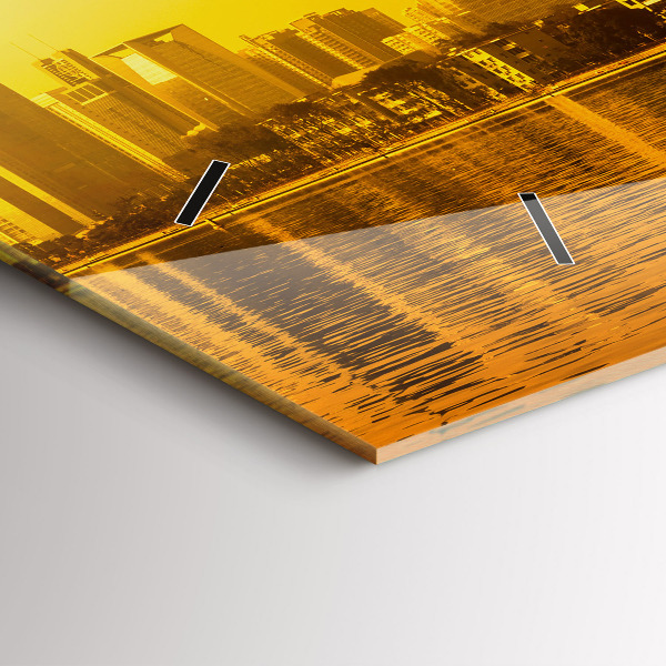 Horloge rectangulaire horizontale Rivière Zhujiang Chine