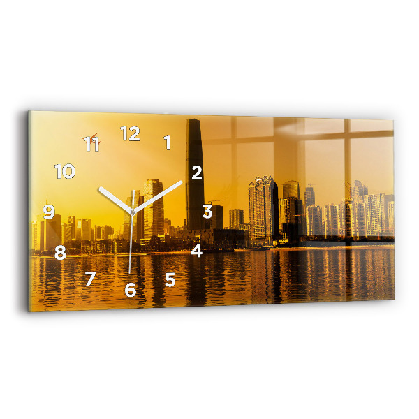 Horloge rectangulaire horizontale Rivière Zhujiang Chine