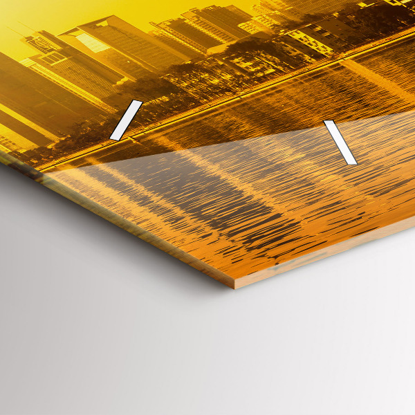 Horloge rectangulaire horizontale Rivière Zhujiang Chine