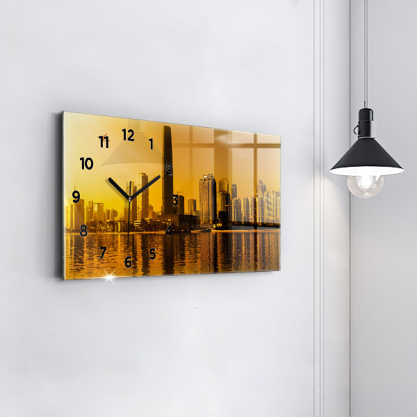 Horloge rectangulaire horizontale Rivière Zhujiang Chine