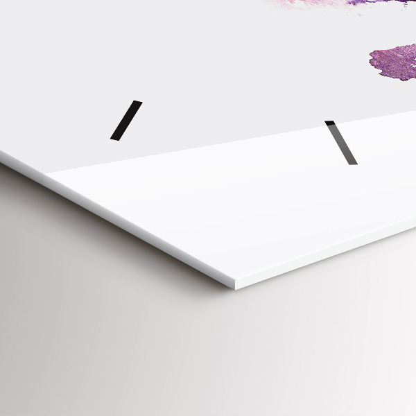 Horloge rectangulaire horizontale Paysage tropical