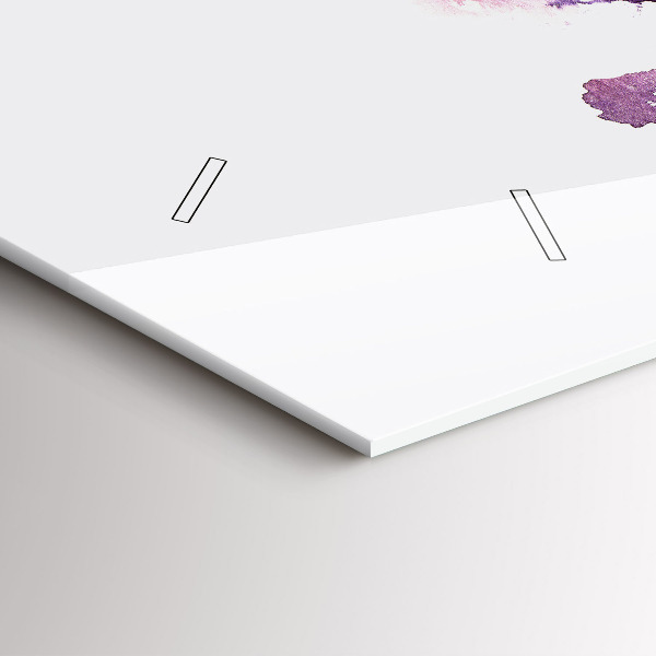 Horloge rectangulaire horizontale Paysage tropical