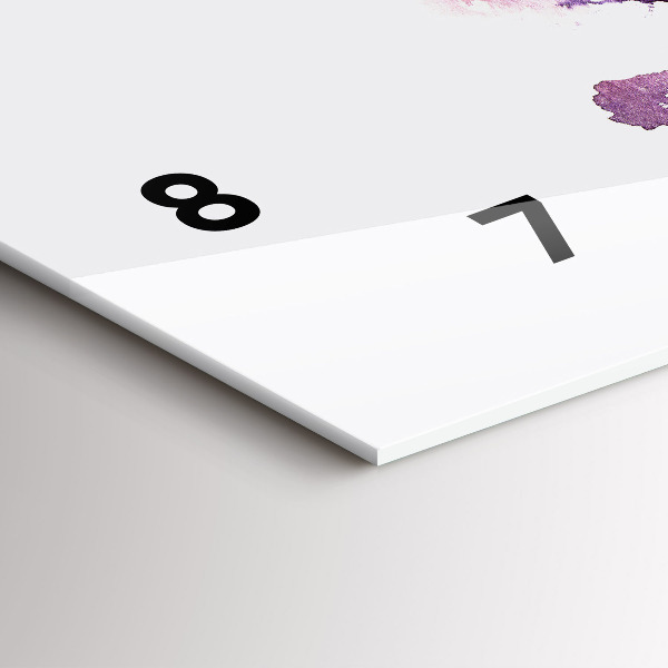 Horloge rectangulaire horizontale Paysage tropical