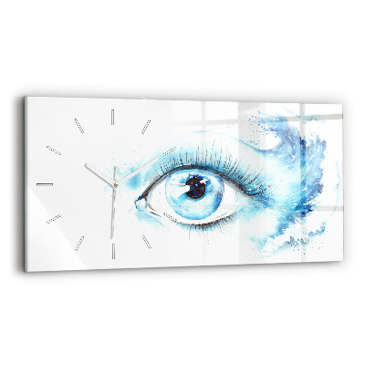 Horloge rectangulaire horizontale Œil de mer