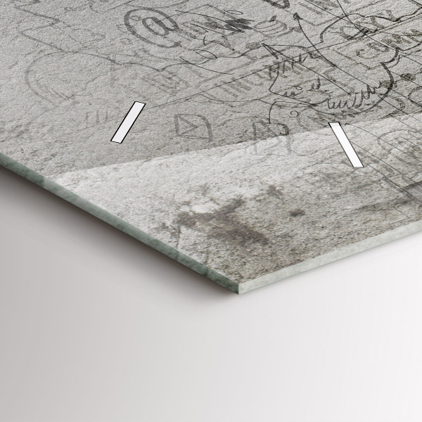 Horloge rectangulaire horizontale Croquis de la ville