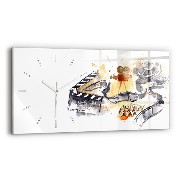 Horloge rectangulaire horizontale caméra de cinématographie