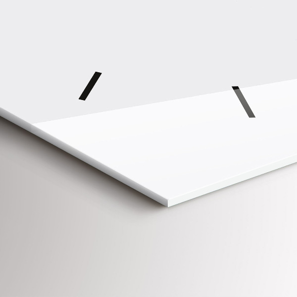 Horloge rectangulaire horizontale 'Abstraction d''oiseau et de printemps'