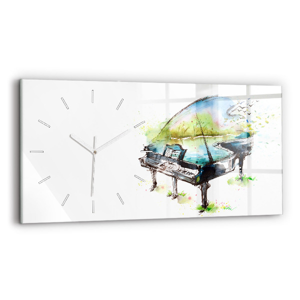 Horloge rectangulaire horizontale Illustration 4 Saisons