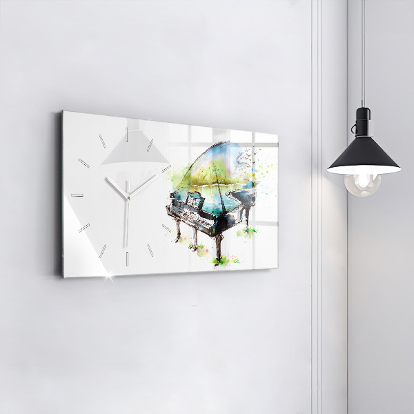 Horloge rectangulaire horizontale Illustration 4 Saisons