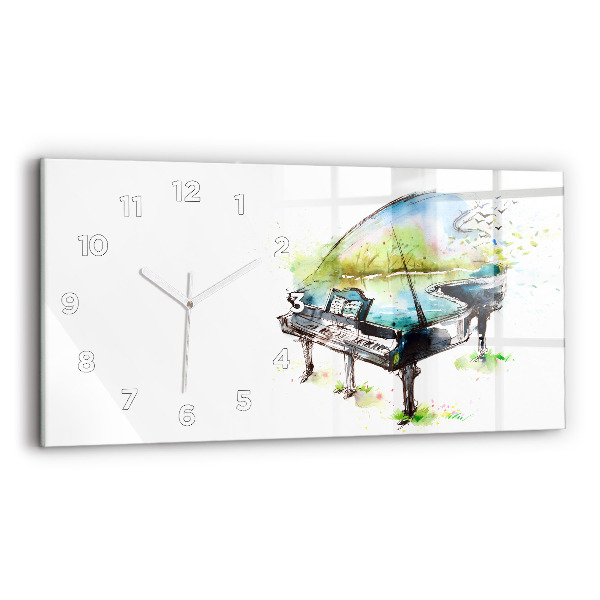 Horloge rectangulaire horizontale Illustration 4 Saisons