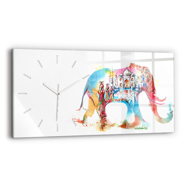 Horloge rectangulaire horizontale Culture indienne