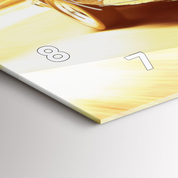 Horloge rectangulaire horizontale Vieille voiture classique