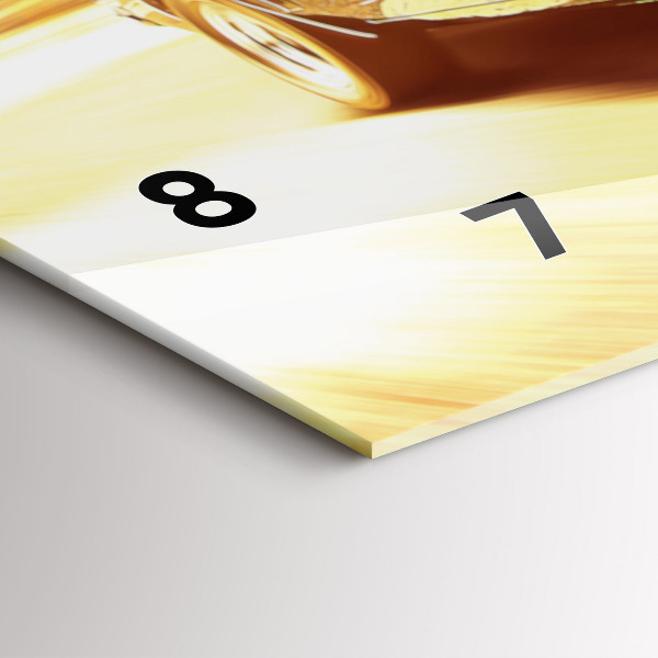 Horloge rectangulaire horizontale Vieille voiture classique