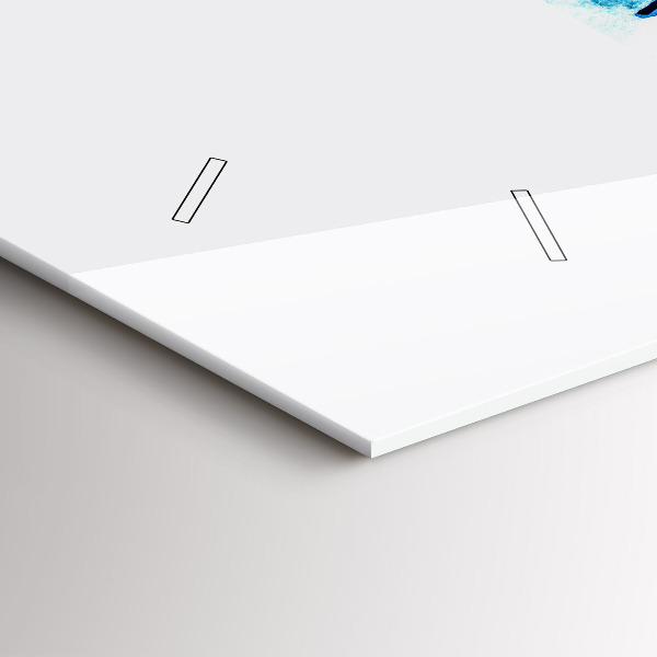 Horloge rectangulaire horizontale Planche de surf